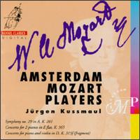 Mozart: Symphony No. 29 / Concerto for 2 pianos, K365 / Concerto for piano and violin, K315f von Amsterdam Mozart Players