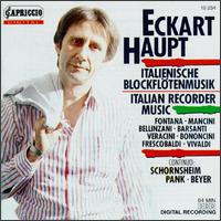 Italian Recorder Music von Eckart Haupt