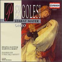 Pergolesi: Stabat Mater; Orfeo von Various Artists