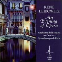 An Evening of Opera von René Leibowitz