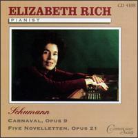 Robert Schumann: Carnaval,Op.9/Novelletten,Op.21 von Elizabeth Rich