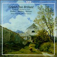 Grand Duo Brillant: Works for Clarinet and Piano by Müller, Weber and Böhner von Dieter Klöcker