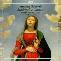 Andrea Gabrieli: Madrigali e Canzoni von Manfred Cordes