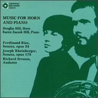 Music For Horn and Piano von Various Artists