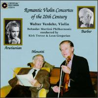 Romantic Violin Concertos Of The 20th Century von Walter Verdehr