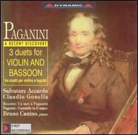 Paganini: 3 Duets for Violin and Bassoon von Various Artists