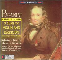 Paganini: 3 Duets for Violin and Bassoon von Various Artists