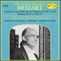 Mozart: Symphony in D, K 248b; Symphony No. 21 in A, K 201 von Dennis Russell Davies