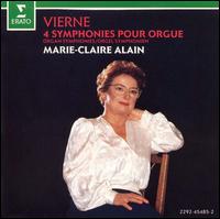 Vierne: 4 Symphonies for Organ von Marie-Claire Alain