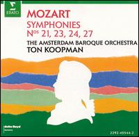 Mozart: Symphony Nos. 21, 23, 24, 27 von Ton Koopman
