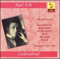 Liederabend von Karl Erb