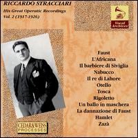 Riccardo Stracciari Opera Recordings, Vol.2: 1917 - 1926 von Riccardo Stracciari