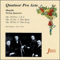 Haydn: String Quartets von Pro Arte String Quartet