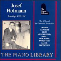 Josef Hofmann: Recordings: 1903 - 1918 von Josef Hofmann