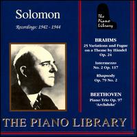 Recordings: 1942-44 von Solomon Cutner