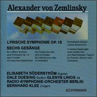 Alexander von Zemlinsky: Lyrische Symphonie Op. 18; Sechs Gesänge von Elisabeth Söderström