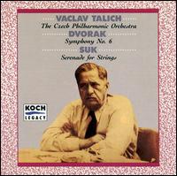 Dvorak: Symphony No. 6; Josef Suk: Serenade for Strings von Vaclav Talich