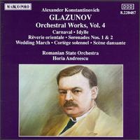 Glazonov: Orchestra Works, Vol. 4 von Horia Andreescu