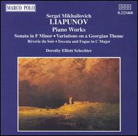 Liapunov: Piano Works von Dorothy Elliott Schechter