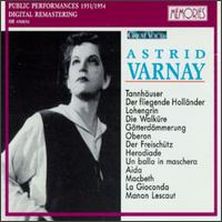 Public Performances, 1951 - 1954 von Astrid Varnay