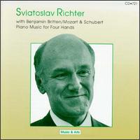 Mozart & Schubert: Piano Music for Four Hands von Sviatoslav Richter