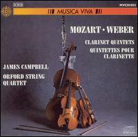 Mozart and Weber: Clarinet Quintets von James Campbell