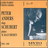 Peter Anders Sings Schubert von Peter Anders