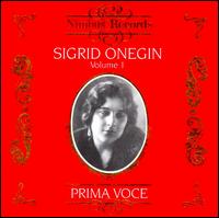 Sigrid Onegin Vol.1 von Sigrid Onegin