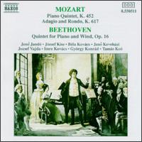 Mozart: Piano Quintet, K452; Adagio and Rondo, K617; Beethoven: Quintet for Piano and Winds, Op. 16 von Various Artists