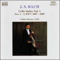 J.S. Bach: Cello Suites, Vol. 1 von Csaba Onczay