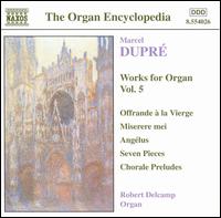 Marcel Dupré: Works for Organ, Vol. 5 von Robert Delcamp