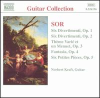 Sor: Guitar Music, Opp. 1-5 von Norbert Kraft