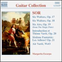 Sor: Guitar Music, Opp. 17-21 von Margarita Escarpa