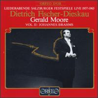 Liederabende Salzburger Festspiele Live 1957-1965, Vol. 2: Johannes Brahms von Dietrich Fischer-Dieskau