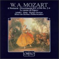 Mozart: 6 Notturni; Divertimenti KV 439 Nos. 2-4; Le nozze di Figaro von Various Artists