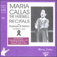 The Farewell Recitals with Giuseppe di Stefano von Maria Callas