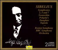 Sibelius: Symphonies Nos. 2, 5 & 7; Swanwhite; Pohjola's Daughter; Tapiola von Sergey Koussevitzky
