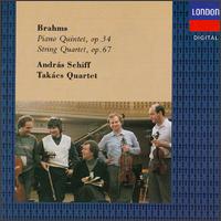 Brahms: Piano Quintet, Op. 34; String Quartet, Op. 67 von Takács String Quartet