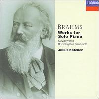 Brahms: Works for Solo Piano von Various Artists