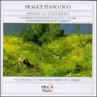 Arnold Schönberg: Chamber Symphonies Nos. 1 & 2; Five Pieces Op. 16 von Prague Piano Duo