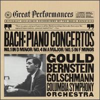 Bach: Keyboard Concertos Nos. 1, 4 & 5 von Various Artists