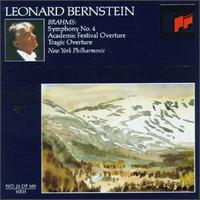 Brahms: Symphony No. 4; Academic Festival Overture; Tragic Overture von Leonard Bernstein