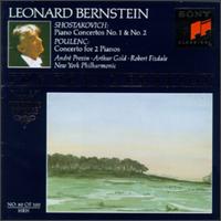 Shostakovich: Piano Concertos Nos. 1 & 2/Poulenc: Concerto for Two Pianos von Leonard Bernstein
