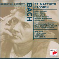 Bach: Saint Matthew Passion von Leonard Bernstein