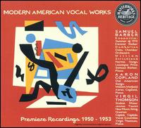 Modern American Vocal Works von Various Artists