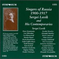 Singers of Russia 1900-1917 von Various Artists