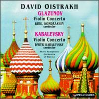 Glaszunov, Kabalevsky: Violin Concertos von David Oistrakh