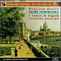 William Boyce Eight Symphonies von Antonio Janigro