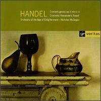 Handel: Concertos Op. 6 (1-4)/Alexander's Feast von Nicholas McGegan