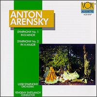 Arensky: Symphonies Nos. 1 & 2 von Evgeny Svetlanov